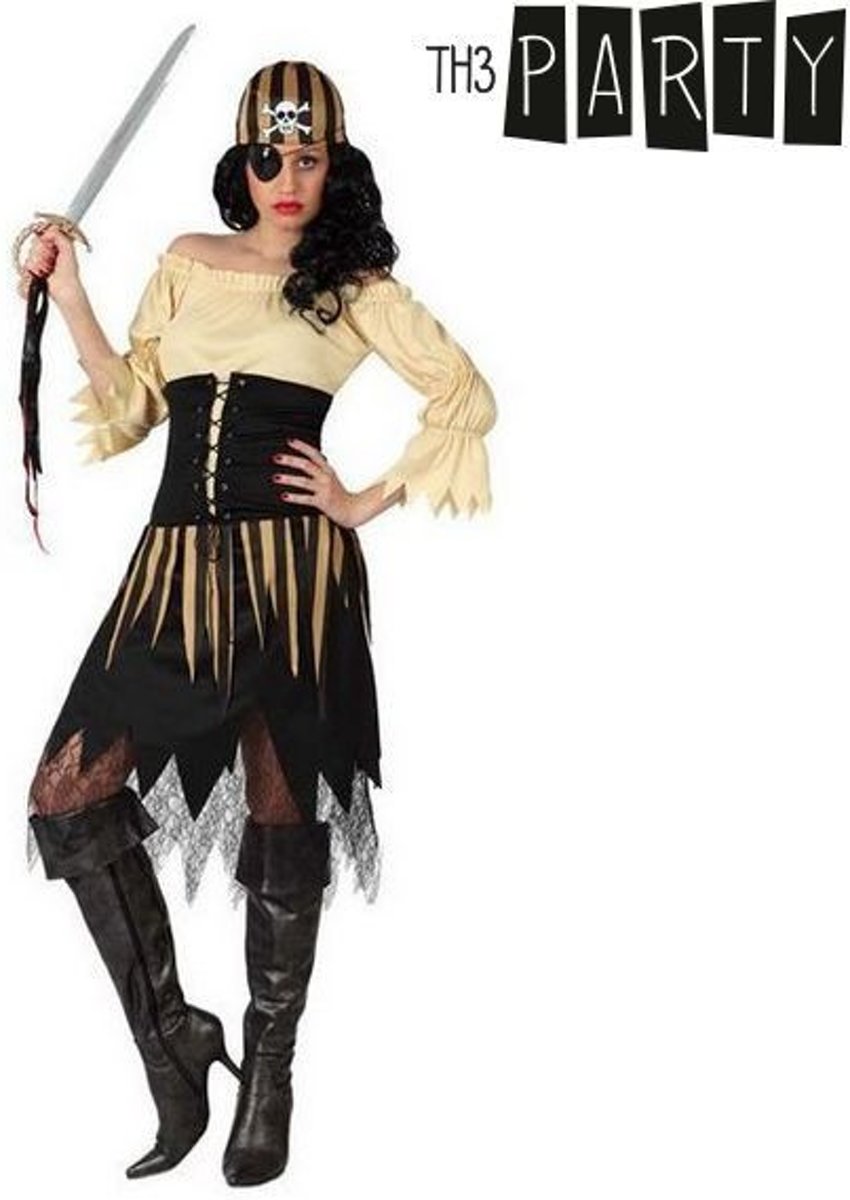 Kostuums voor Volwassenen Th3 Party Female pirate Maat <gt/> XS/S